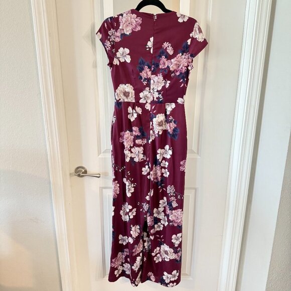 Yumi Kim Floral Cutout Jumpsuit by Yumi Kim Size Small Purple White - Picture 4 of 4